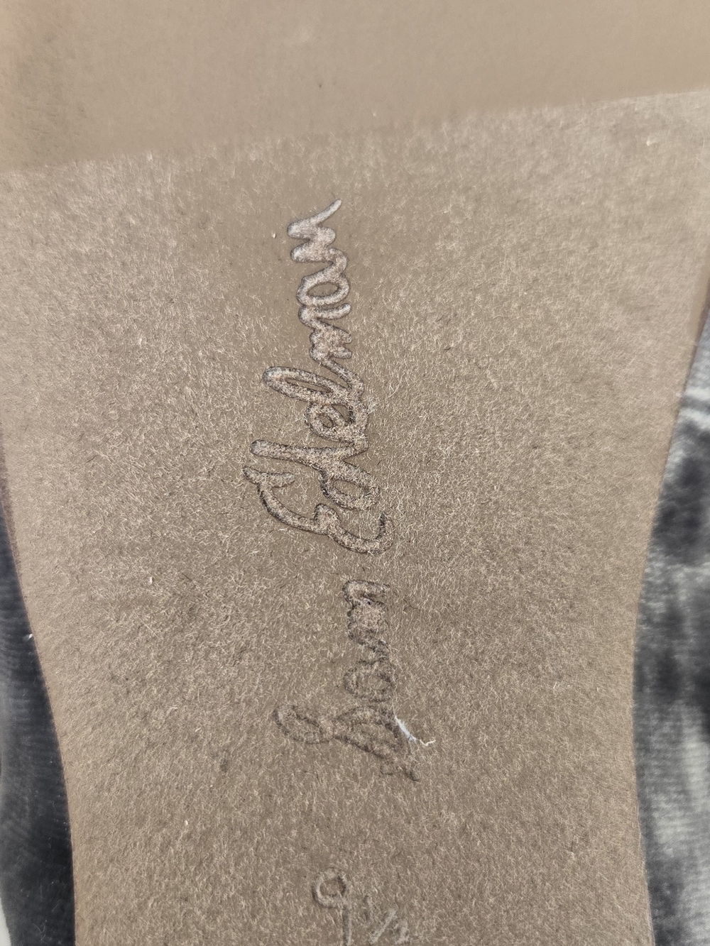 Sam Edelman Pointed Velvet Mary Jane Flats in Gray - Picture 9 of 10